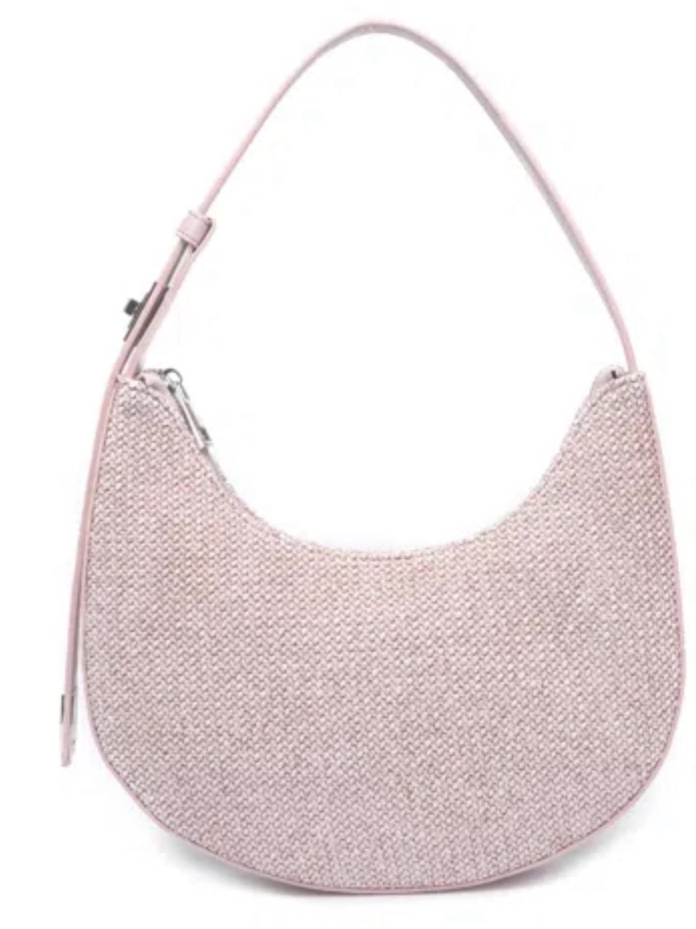 Like Dreams 
Luna Spring Straw Shoulder Bag In Lilac